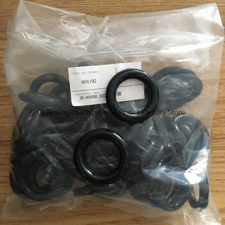 

100PCS 804192 Winder O Type Apron Original Black Rubber Ring Thread Rewinding Device for Jack A2 A3 A4 Computer Flat Lockstitch