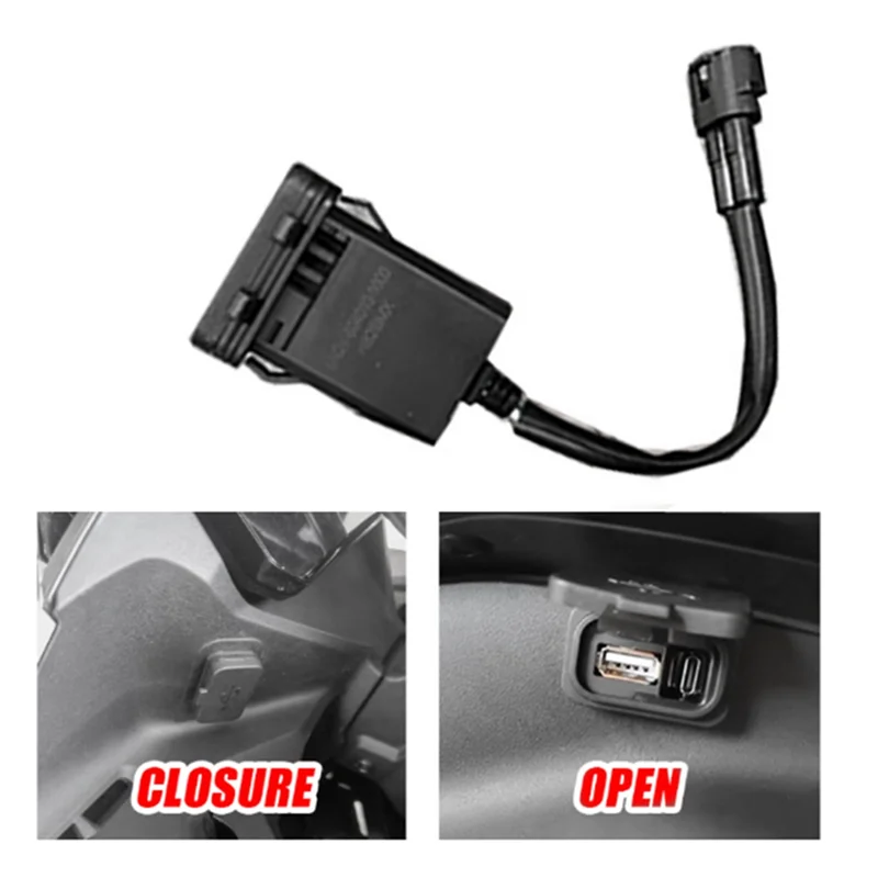 

Advanced Motorcycle USB Interface Socket Type-C Impulse Port Charge For CFMOTO 300SR 250SR 450NK XO Baboon