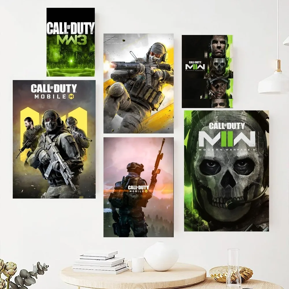 C-Call Of D-Duty game Poster Paintings on The Wall Picture for Living Room Interior Painting Room Decoration