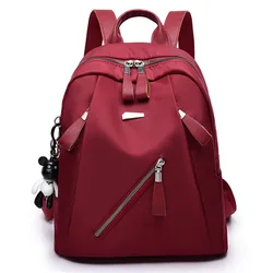 Oxford Women Anti theft Laptop Backpack Fashion Female Bagpack Travel Shoulder Back Bag Solid Color Backpacks for Girl Bookbag