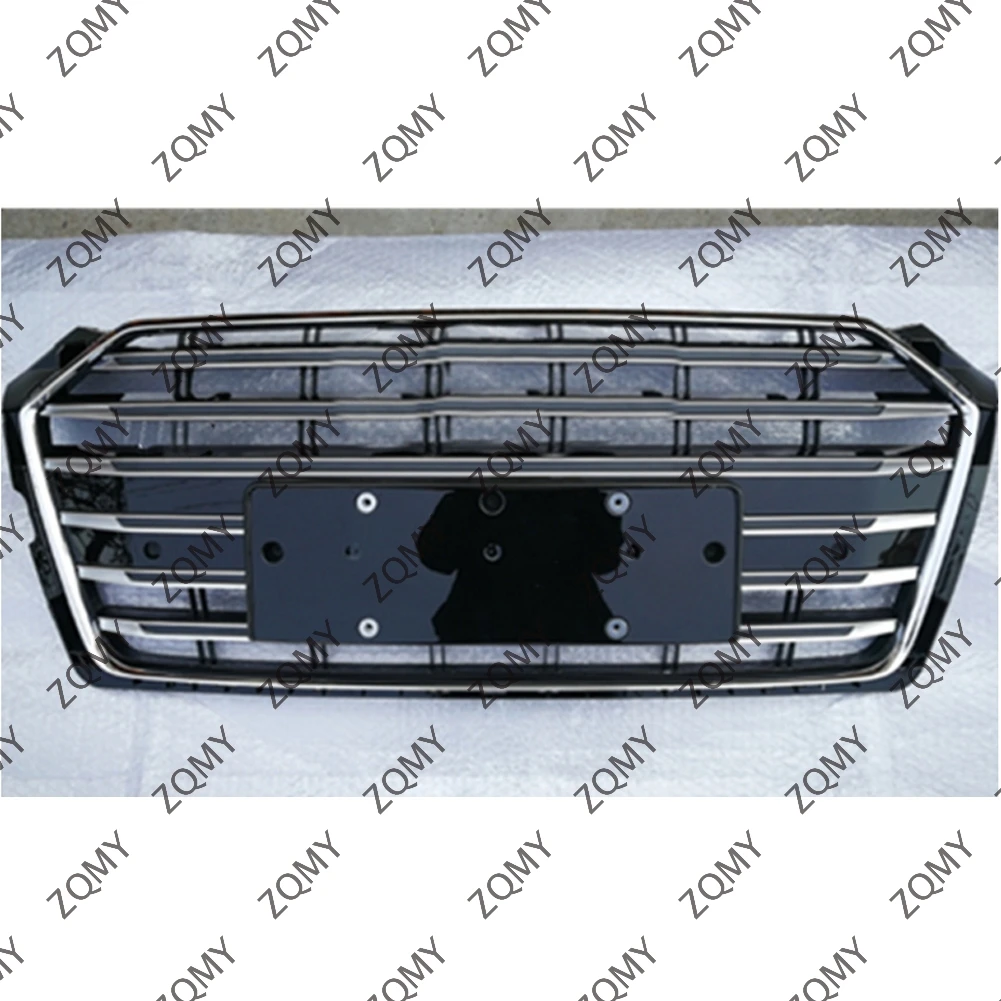 

With/Logo For Audi A5/A5L 2017 2018 2019 2020 Car Front Bumper Grille Centre Panel Styling Upper Grill (Modify S5 style)