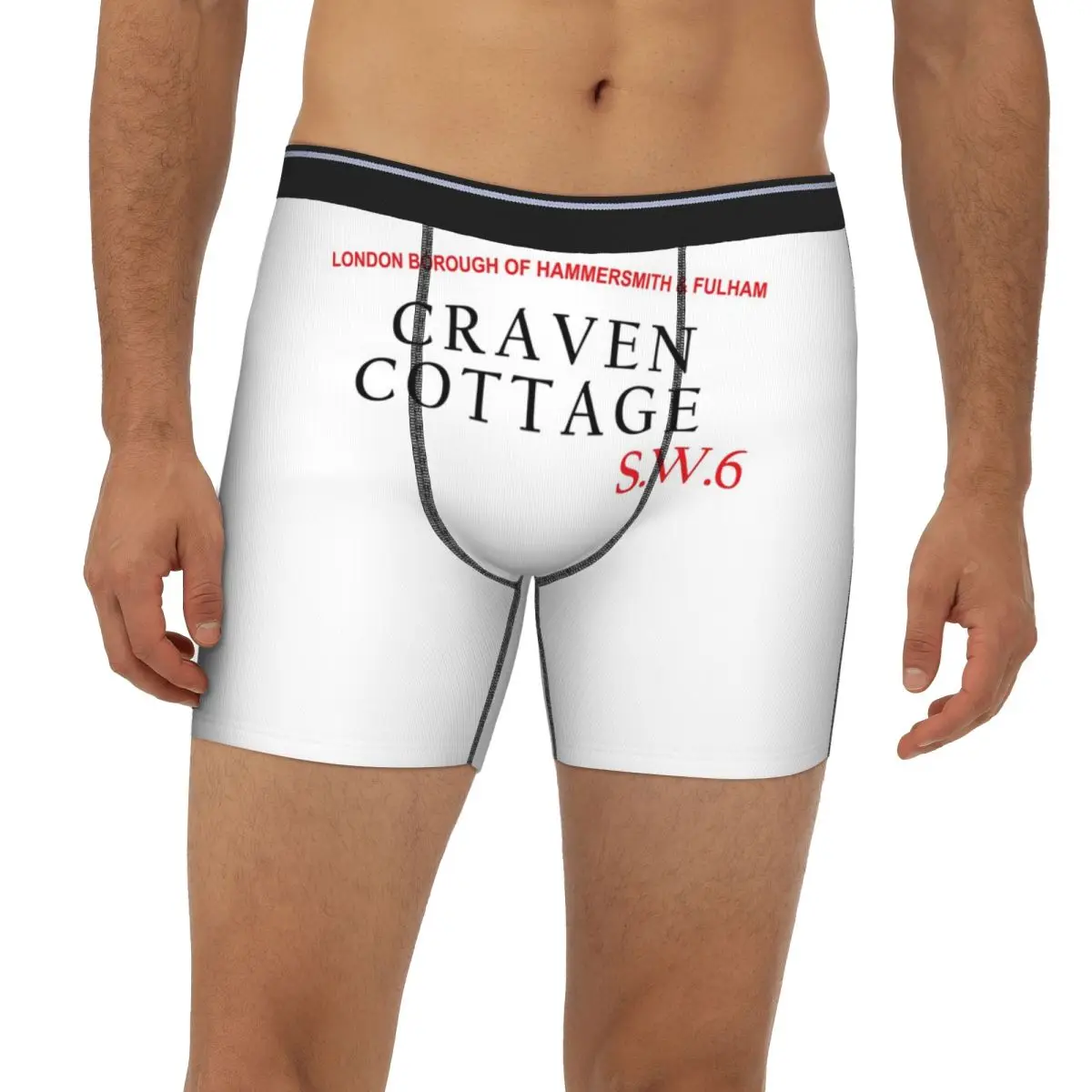 

Легкая толстовка с капюшоном Craven Cottage Fulham Sw6, длинные трусы-боксеры, короткие мужские трусы, мягкое нижнее белье для мужчин, подарок бойфренду
