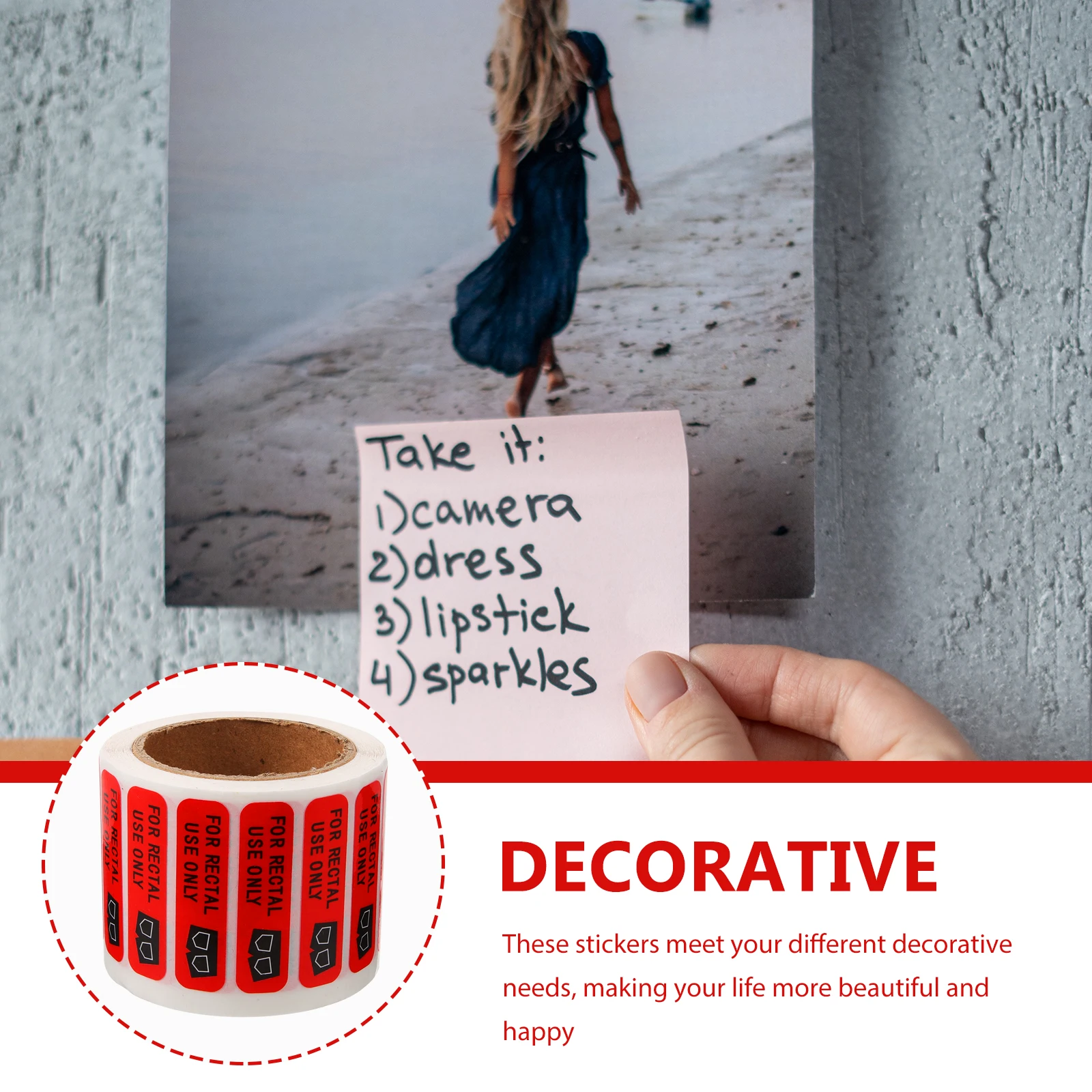 500 Rektal-Aufkleber, dekorative wasserfeste Anhänger für Laptops, Skateboards, Reisetaschen, lustige Aufkleber, Halloween-Partyzubehör