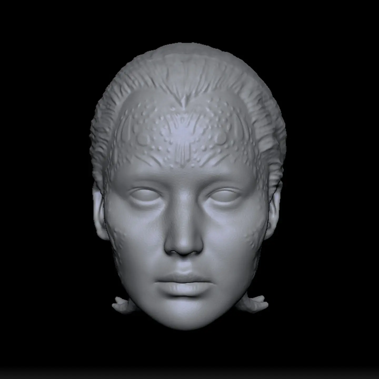 

HL169 DIY Customized 1/18 1/12 1/10 Raven Unpainted Head Sculpt for 3.75" 6" 7" Figure SHF ML Mafex Mez NECA Mcf