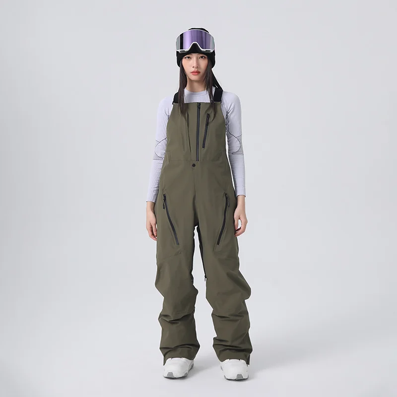 2026 New Searipe Double Board Single Board Ski Strap Pants for Women, Men 3L Waterproof jumpsuit view 2