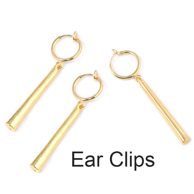 KADRUFI 3Pcs 2023 Cosplay Zoro Earrings Ear Clips for Women Men Gold Color Non-Pierced Pendant Hook Earring Jewelry Trinket Gift