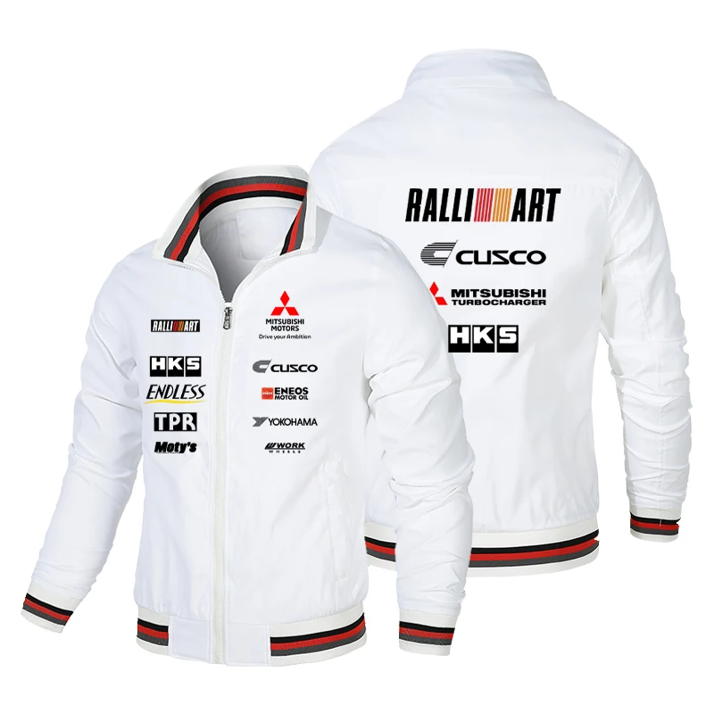 

Mitsubishi Ralliart Team 2025 Куртка Champion Cross-Country Rally AXCR Motors Топ для экстремальных видов спорта Куртка с воротником на молнии