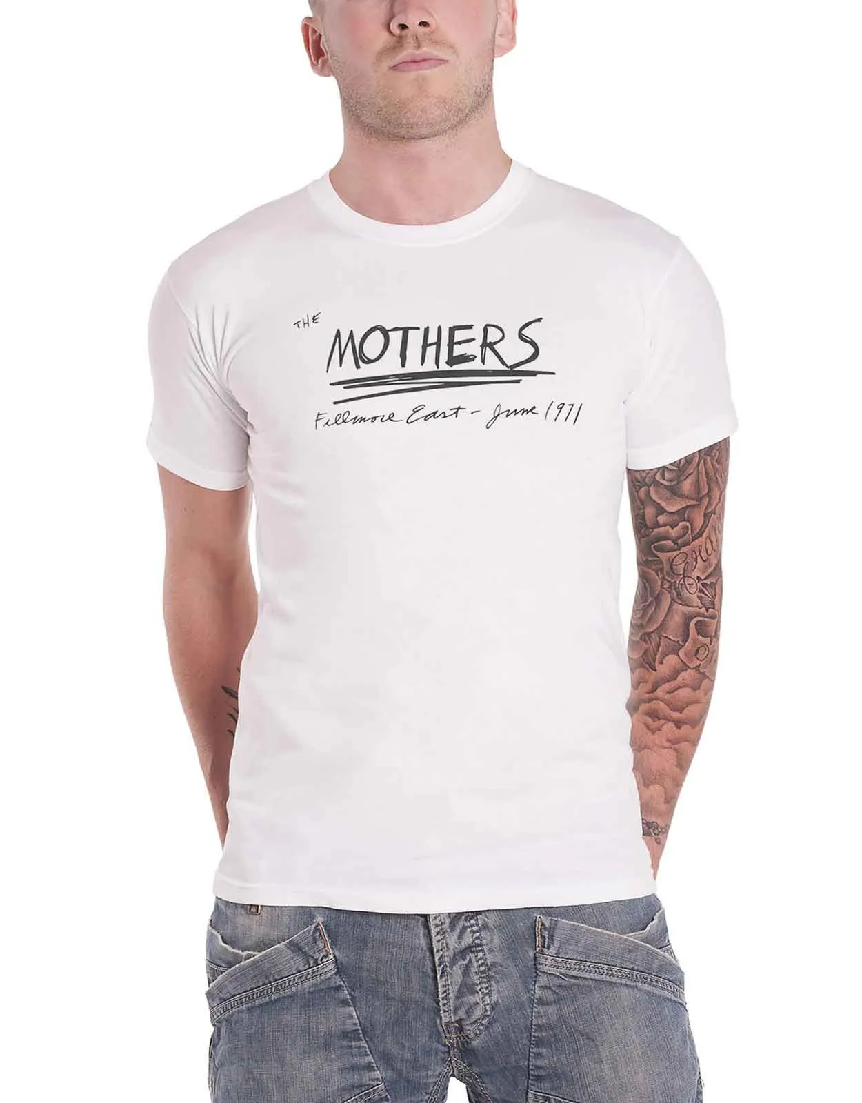 

Футболка Фрэнка Заппы, логотип The Mothers Filmore East 1971, новая официальная мужская футболка
