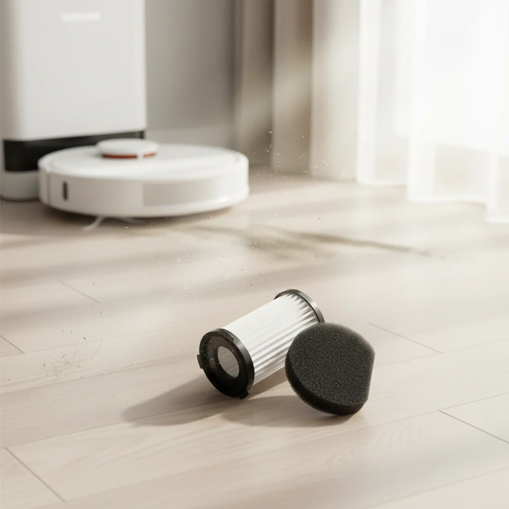 1 комплект HEPA-фильтра, моющийся фильтр FVS117 для пылесосов Ginzzu VS115, VS117, VS118, очистка запасных частей для бытовой техники