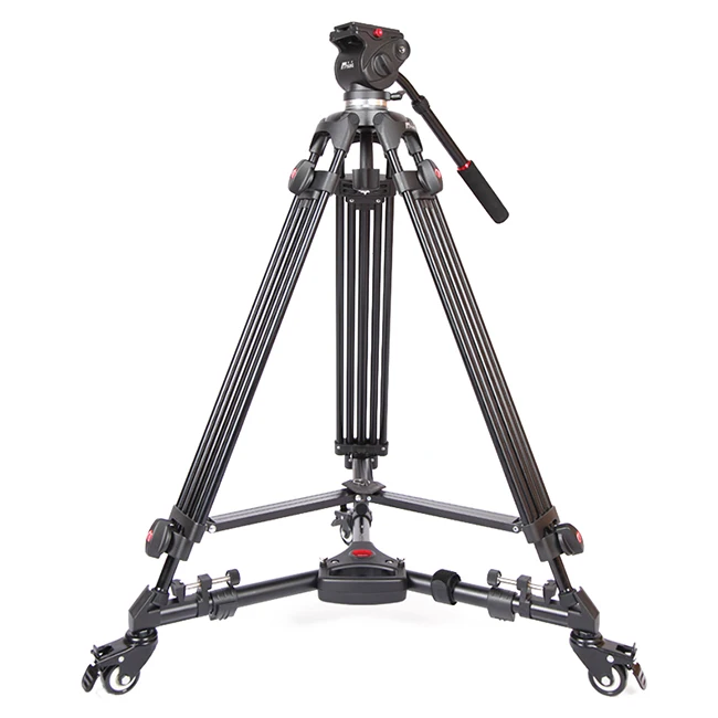 JIEYANG JY0508 Professional Camera Video Tripod Dslr Fluid Head Damping For Photography Studio accessories