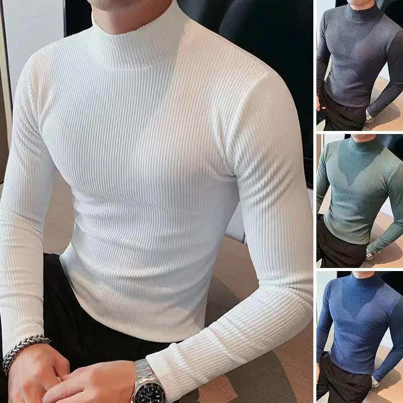 

Мужская осенне-зимняя толстовка с длинным рукавом и капюшоном, больших размеров, приталенная, в полоску, повседневная, базовая футболка-свитшот