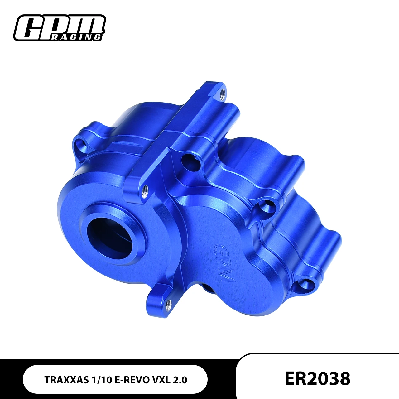 

GPM Aluminum Center Gearbox For TRAXXAS 1/10 E-Revo Vxl Brushless