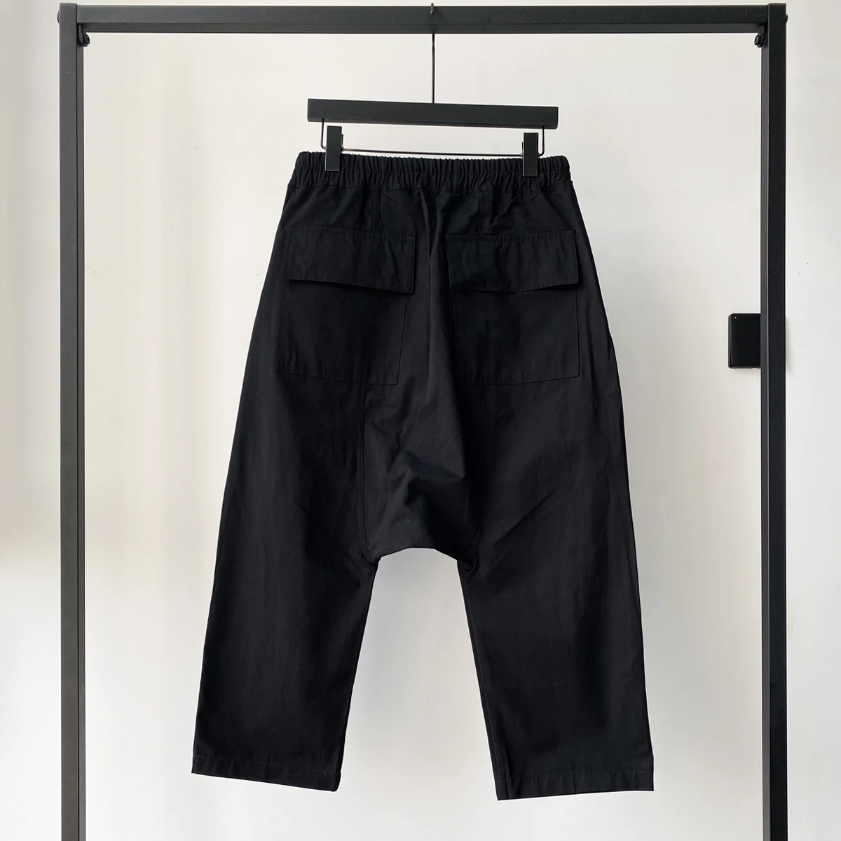 

k Basic Color Seven-Five Pants Spring Summer Low Waist Harlan Eight-Five Pants RO Sle Casual Har Reali Streetwear