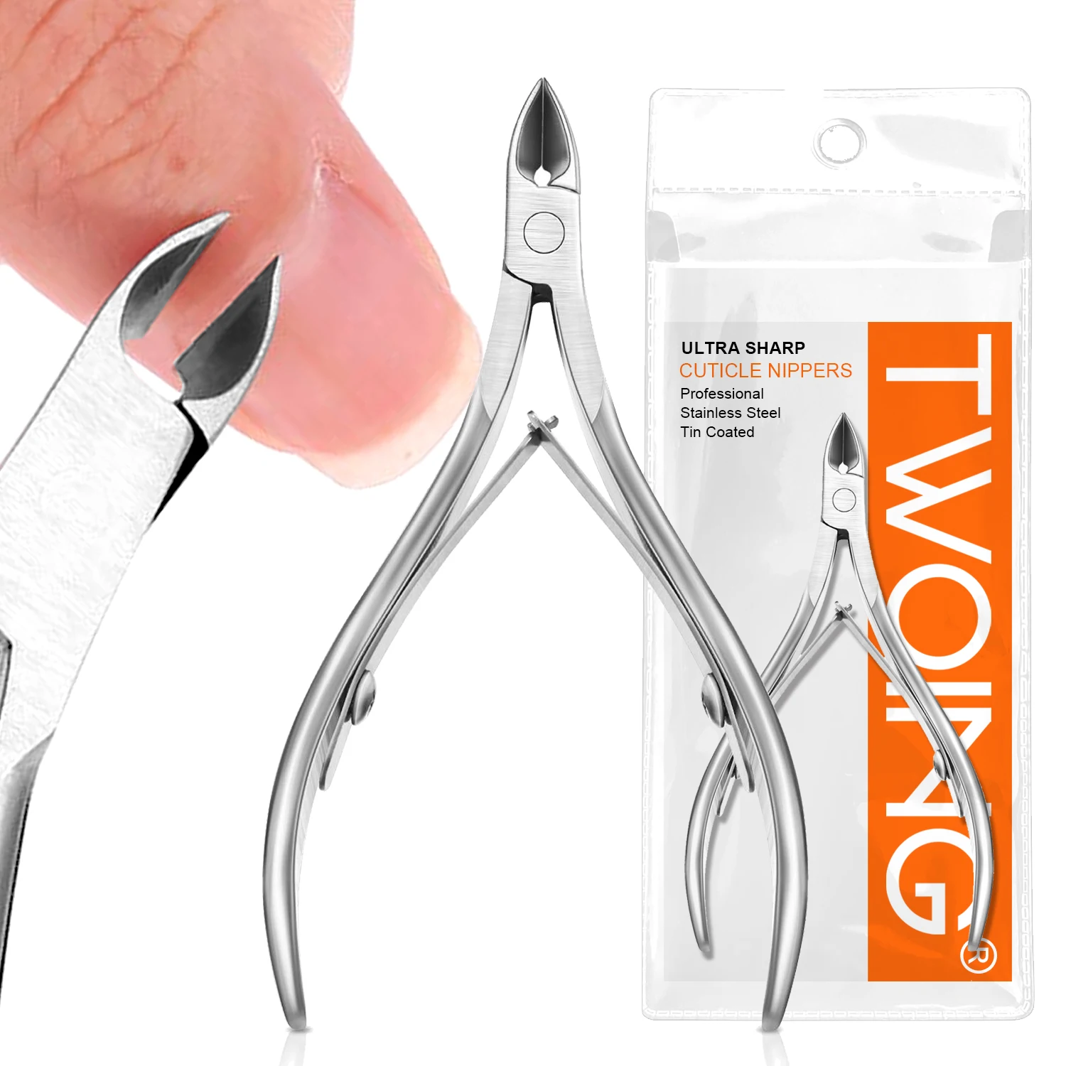 

3 упаковки кусачек для кутикулы из нержавеющей стали, триммер для кутикулы, профессиональный инструмент для ухода за ногтями для маникюра, педикюра и дизайна ногтей