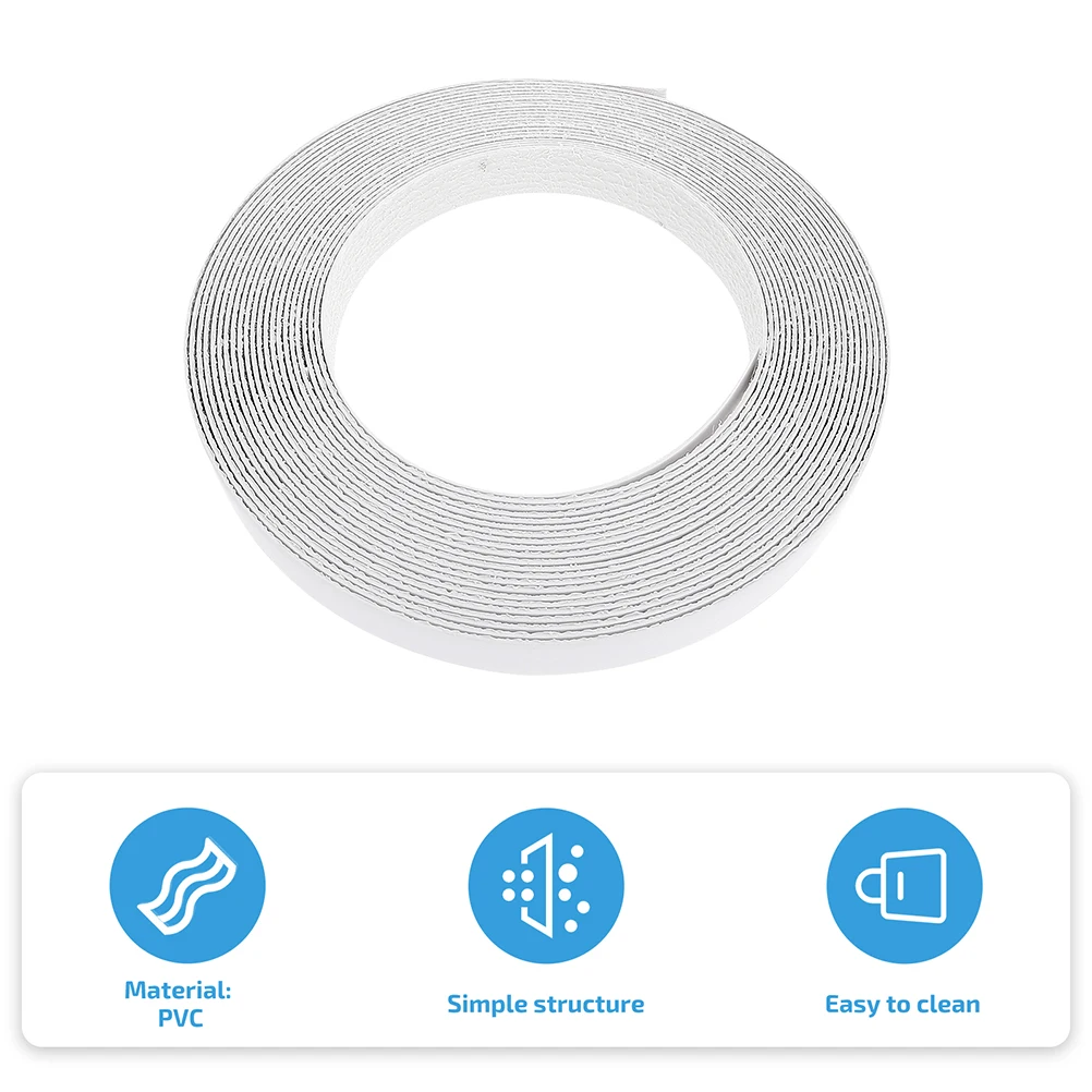 

Self Adhesive Edge Strip Pre glued 2 1cmx10m White Furniture Restoration Countertop Edging Veneer Tape Wood Strips Safe Material