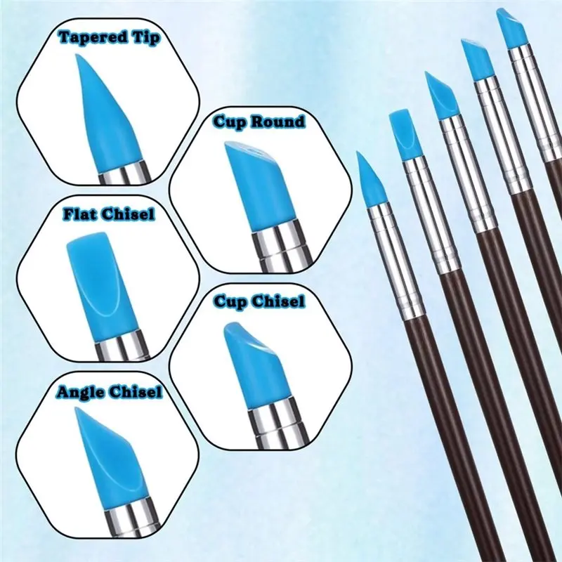 A03F-15 Pcs Clay Sculpting Tools Set For Carving, Dotting, Embossing, Shaping, And Molding