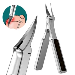 Super Sharp Toe Nail Clippers Cutter Ingrown Toenail Tool Professional Thick Nails Dead Skin Dirt Remover Curved Blade Nail Tool