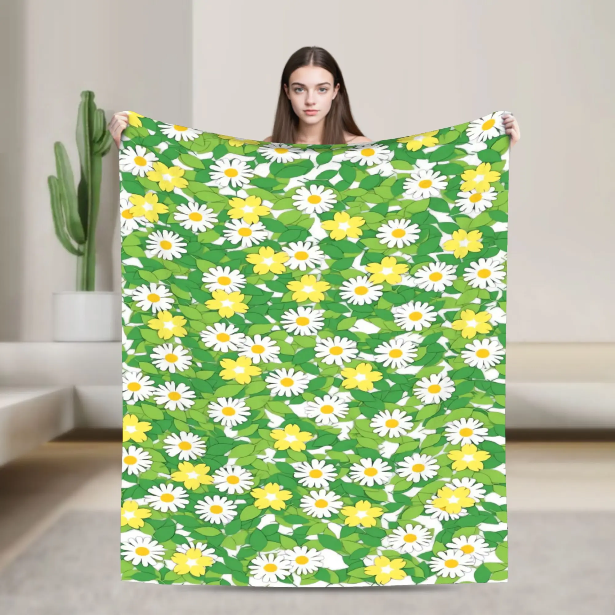 Grass Battlemat Grassland Land Blanket  Super Soft Pattern Plush Throw Blanket For Home Decor Decorative Flannel Bedspread Bed
