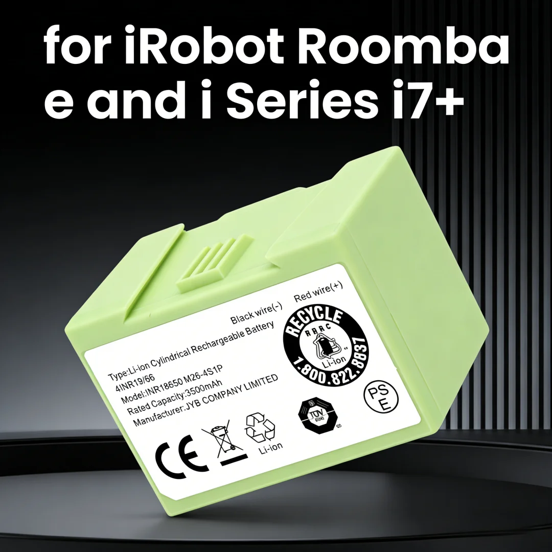 For iRobot Roomba i7 i3 i4 E5 E6 Replacement Battery 14.4V 3500mAh High Capacity Compatible with 7150 7550 3150 3550 e5150 e6198