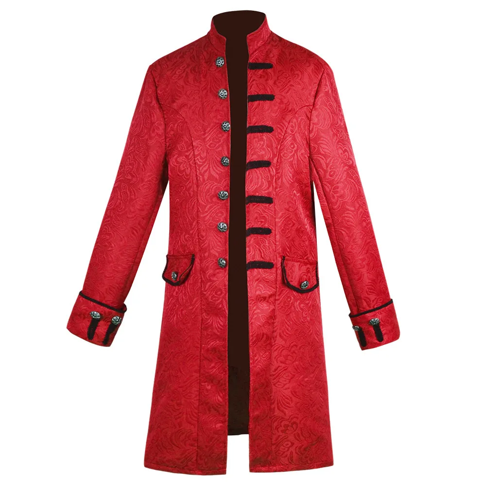 

New loween Embroidered Jaet Medieval Cosplay Vintage High Collar Performance Costume Women's Ethnic Stage Clothing