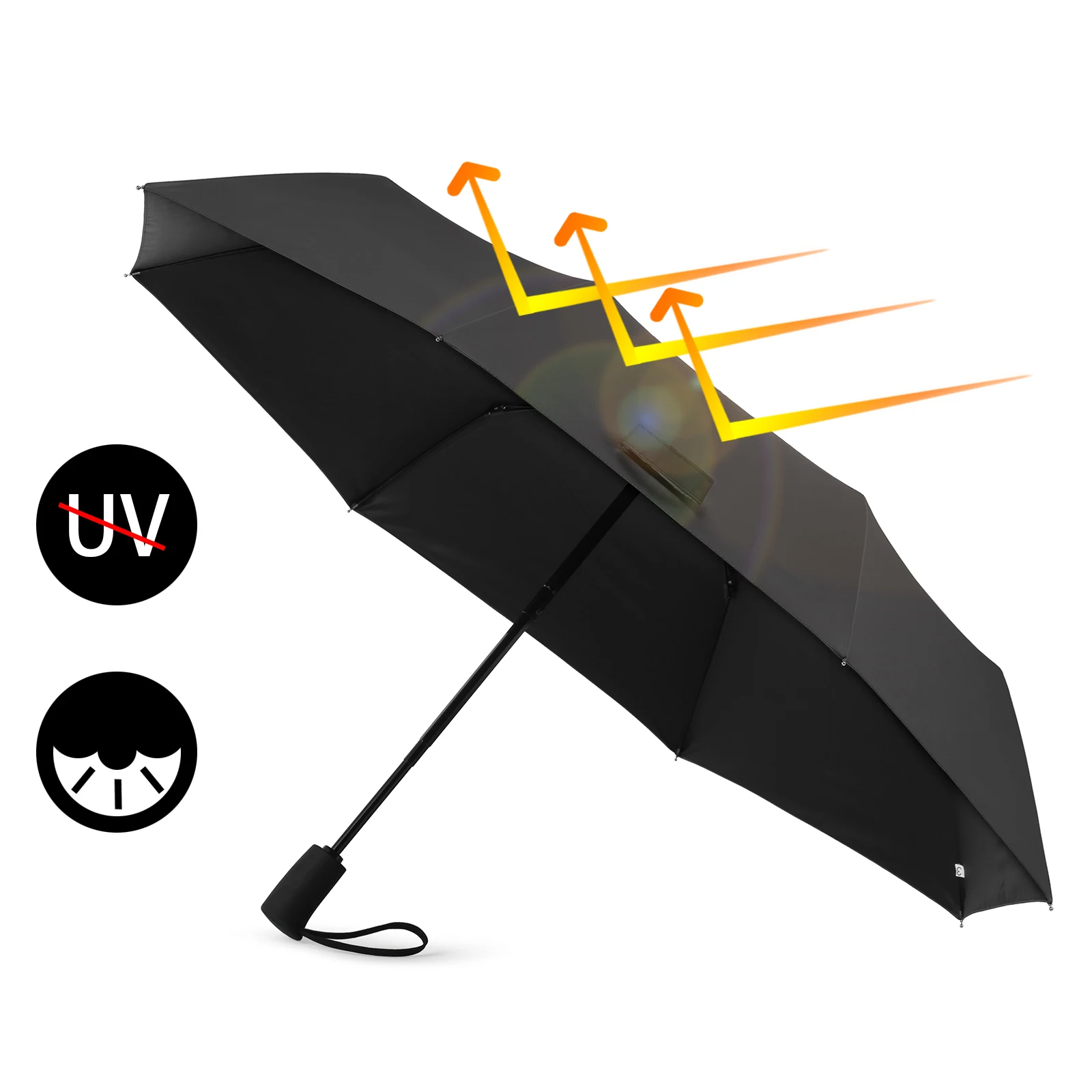 Full Automatic Umbrella For Female Male Strong 3 Folding 8 Ribs Windproof Umbrella For Rain and Sun High Quality Umbrella Stand