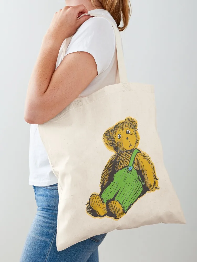 

Corduroy bear Tote Bag Women's beach bags Cloth bags Eco bag tote bags men