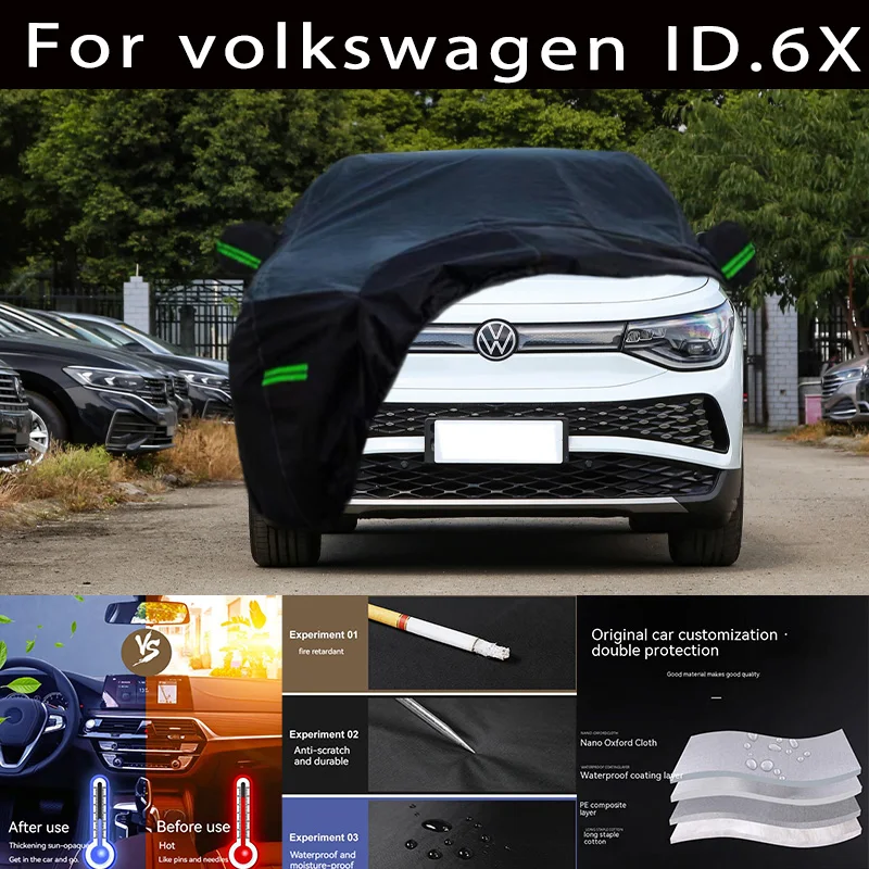 

For volkswagen ID.6X Outdoor Protection Full Car Covers Snow Cover Sunshade Waterproof Dustproof Exterior Car accessories