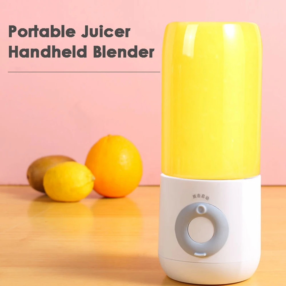 M02K-Portable Blender Electric USB Mixer Juicer Machine 500Ml Mini Food Smoothie Processor Personal Fruit Squeezer Juicer