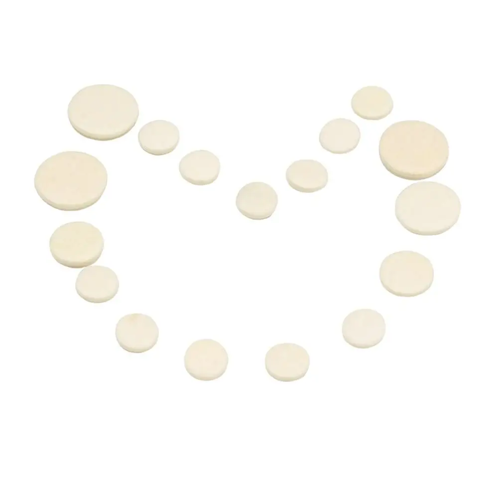 

Repair Parts Leather Clarinet Pads Black Tube Professional Sound Hole Pad White Woodwind Clarinet Button Cushion Replacement
