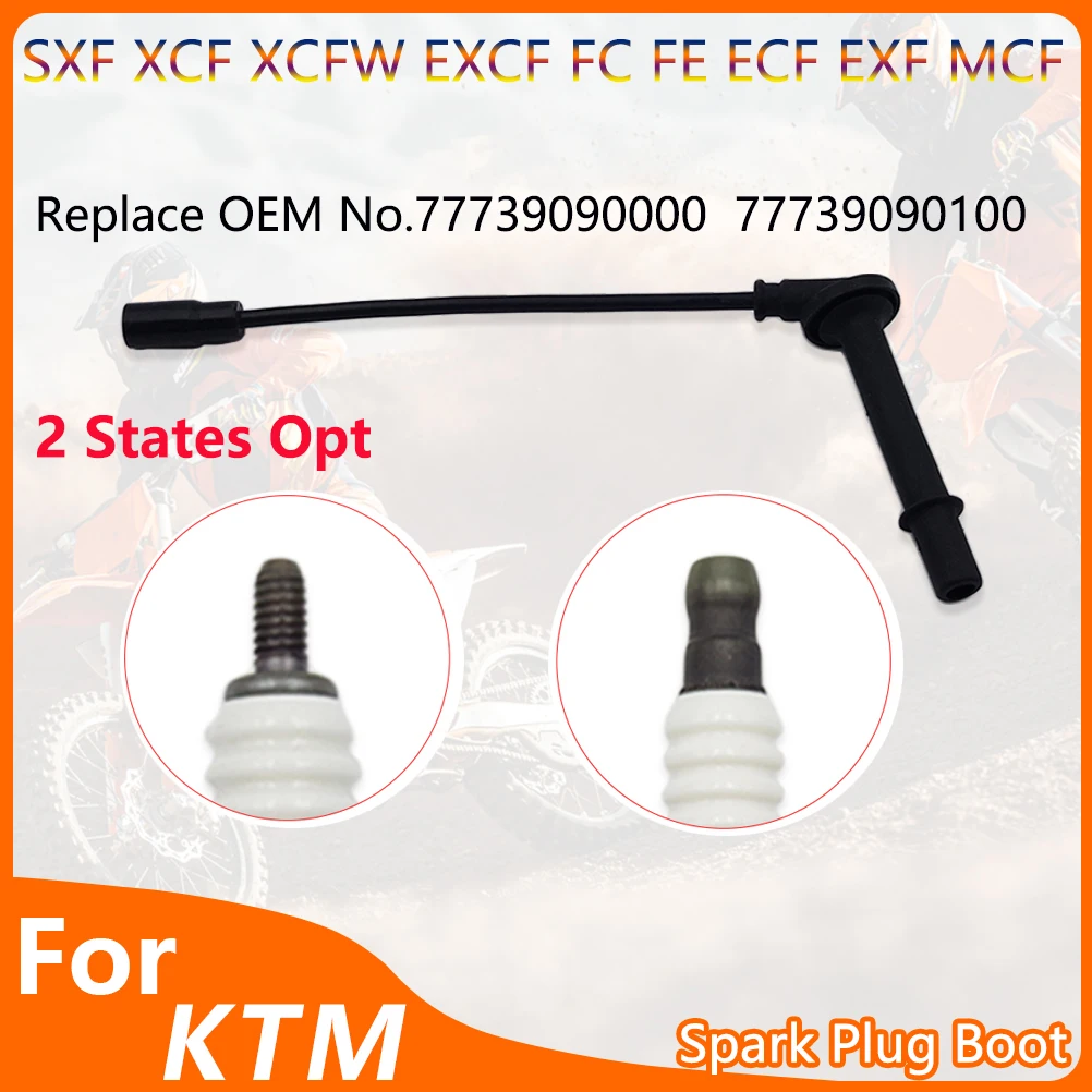 Motorcycle Spark Plug Connector For KTM SXF 250 XCF EXCF XCF-W Ignition Spark Plug Connector Cap HUSQVARNA FC FE GASGAS ECF MCF