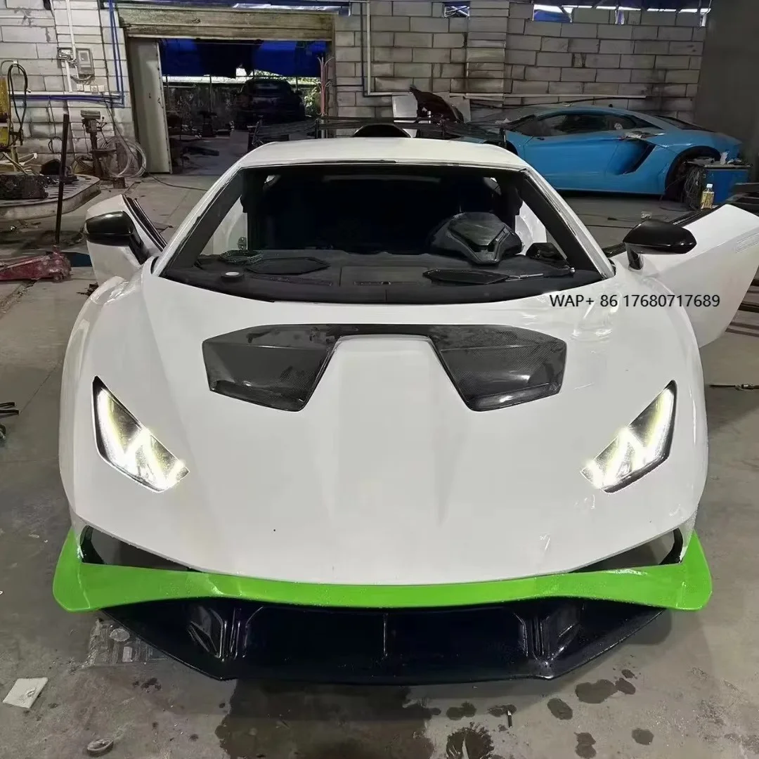 For Gallardo Upgrade Kit Hurricane STO Front Bumper Assembly Rear Bumper Headlight Hood Engine-New Towing Hitch