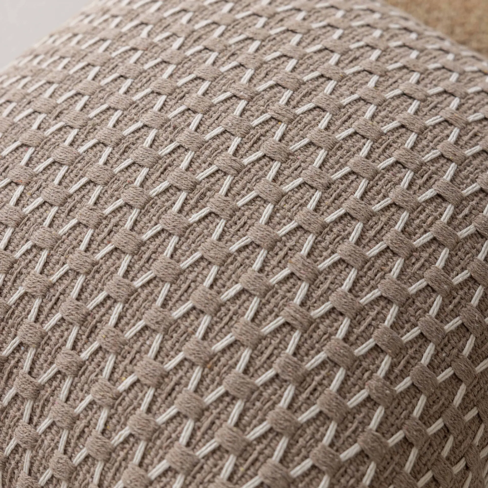 Einfache Sofakissenbezüge Cojines 45x45, handgefärbte gewebte Kissenhülle aus Baumwolle und Leinen, gewebte Sofakissenbezüge – Detail 11