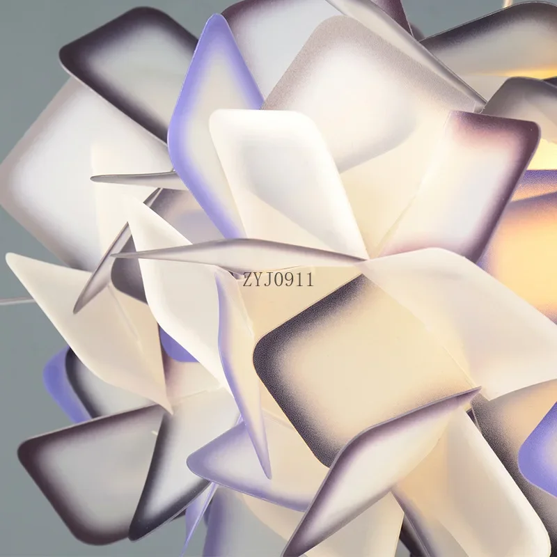 *Modern LED Chandeliers Acrylic Colorful Ceiling Light Popular Flower Pendant Lamp Bedroom Droplight Indoor Parlor Dining Lights