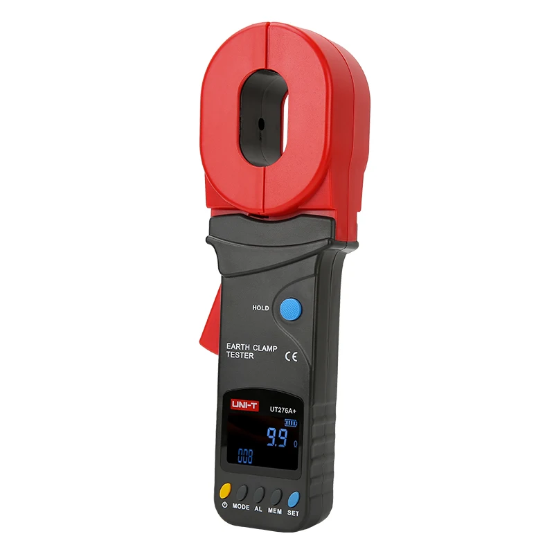 UNI-T UT276A+/278A+ Tester di terra a pinza; Strumento di misurazione della resistenza del circuito di terra con protezione contro i fulmini edifici