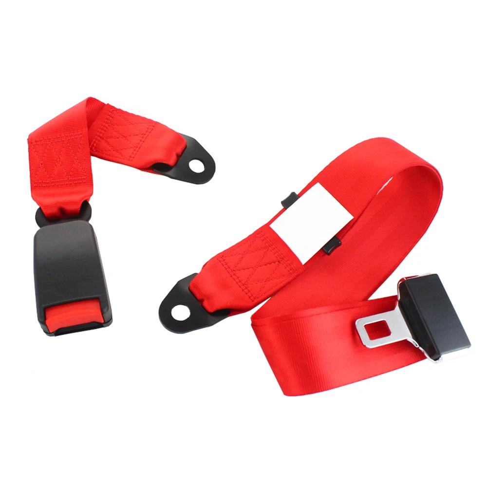 Universal Car Seat Belts Two-point Belt Buckle Seatbelt Clip Seat Belt Extension Plug Car Safety Belt Retainer Truck Seat Safety