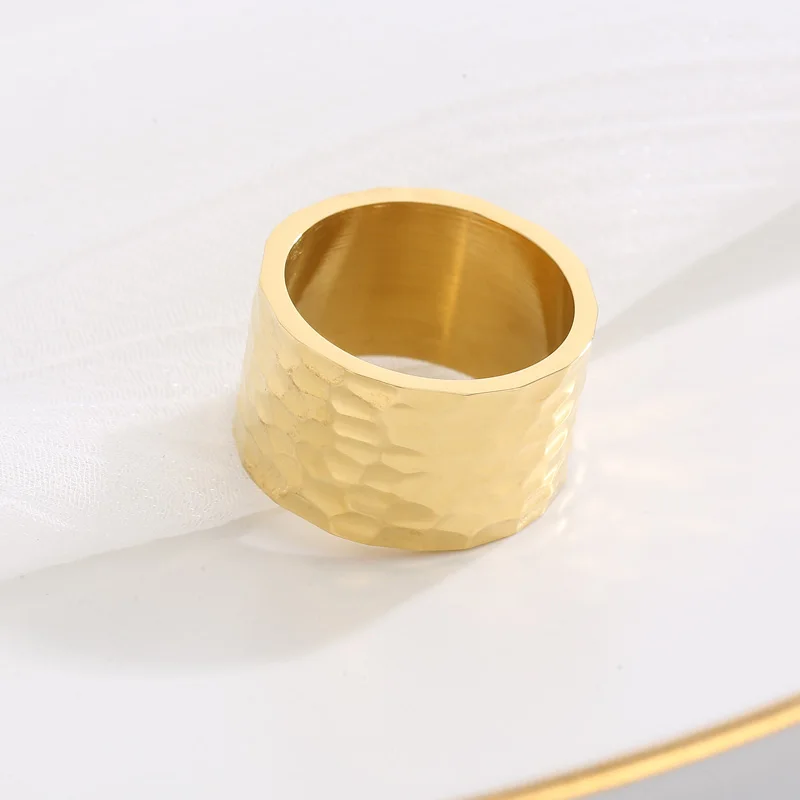 Simple Stainless Steel Rings For Female Gold Silver Color High Qulity Women Jewelry Ring Wholesale