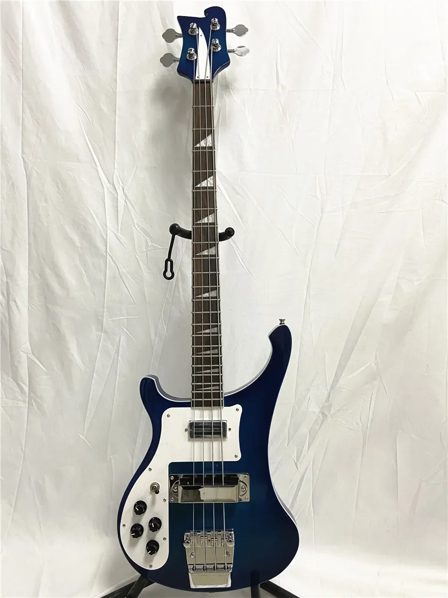 

Musical InstrumentsCustom 4003 Left Hand 4 String Electric Bass Guitar Blue Gradient Body Chrome Hardware