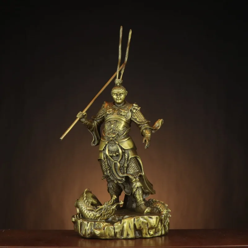 Brass , Great Sage Equaling Heaven, Dragon-Embracing Sun Wukong, The Fighting Buddha, A Decorative Piece For H
