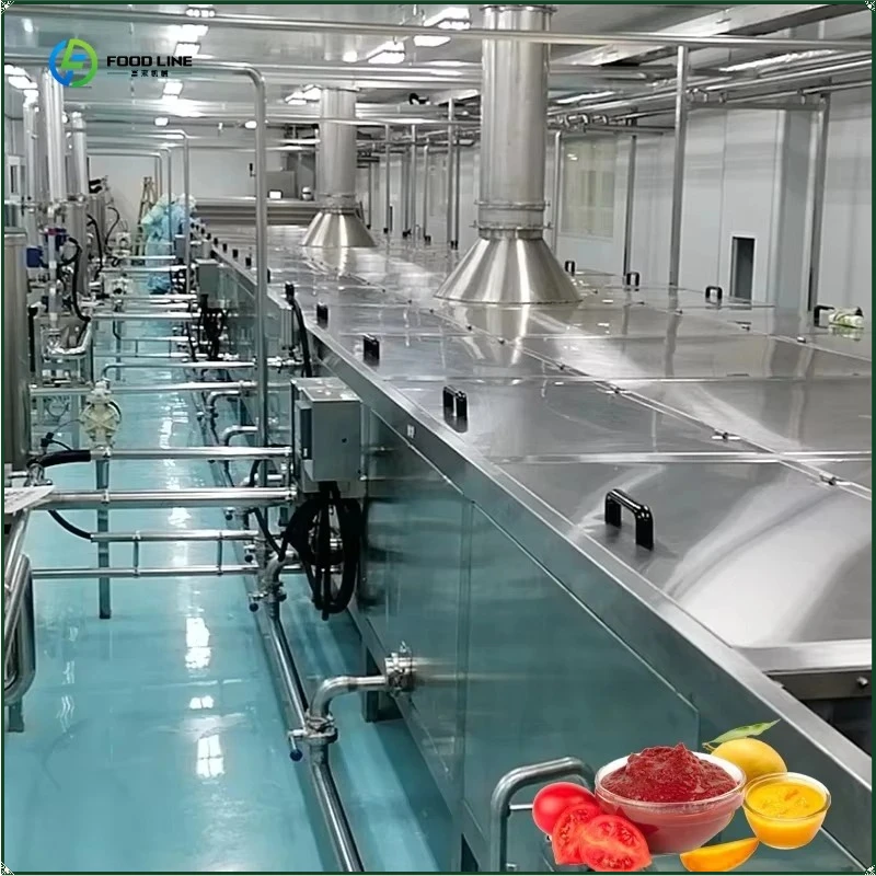 Popular Blueberry Jam Fruit Tomato Sauce Paste Making Machine Tomato Sauce Salad Dressing Production Line FL Customized