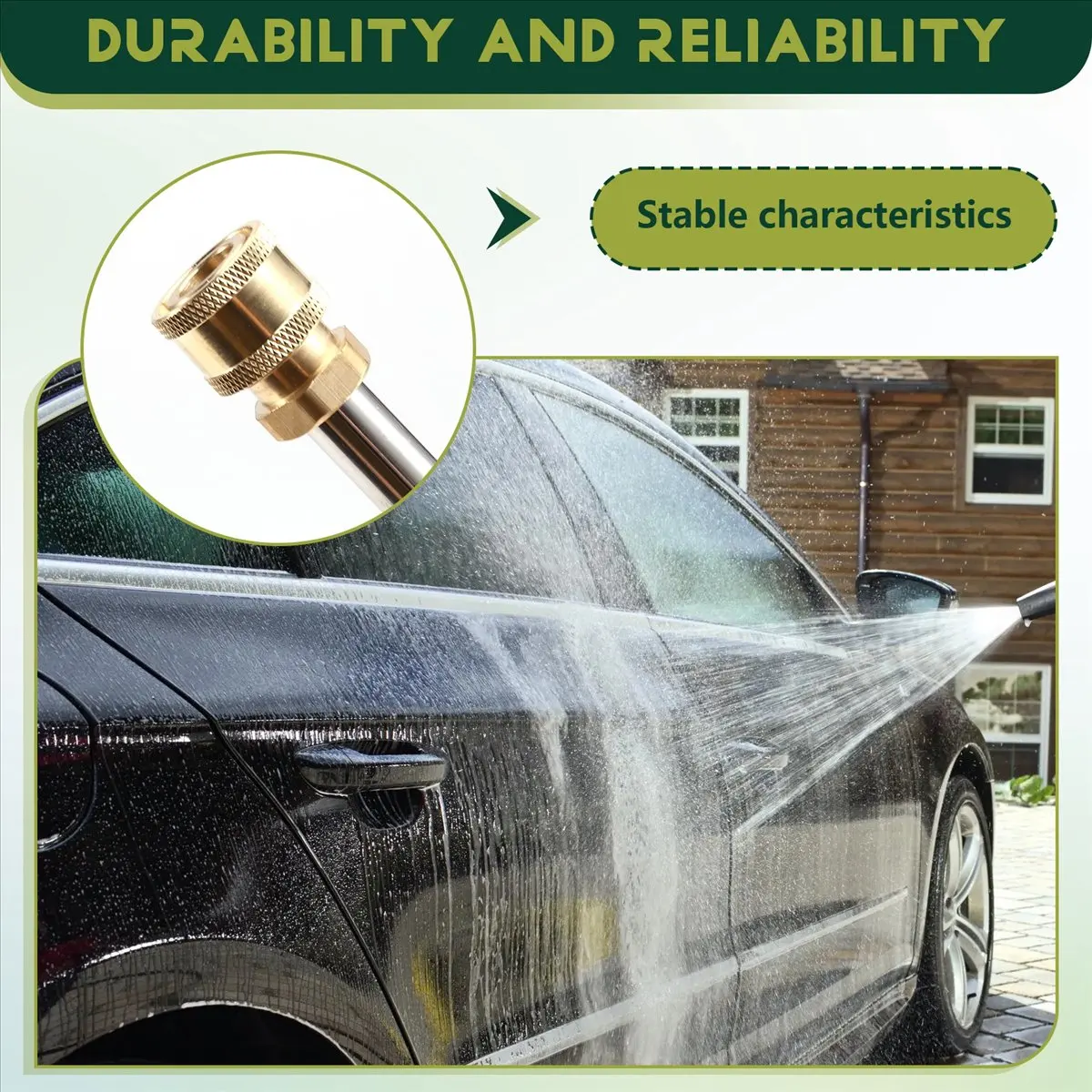 Goodprice High Pressure Car Power Washer Gun Spray Wand Lance Kit 2000PSI