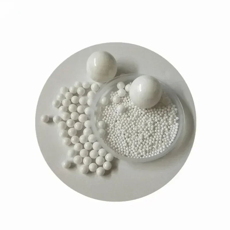 1Kg 99% Purity Zirconia Oxide Ceramic Ball With 0.6mm - 30mm Precision Zirconium Grinding Beads Zro2 Mill Cenosphere