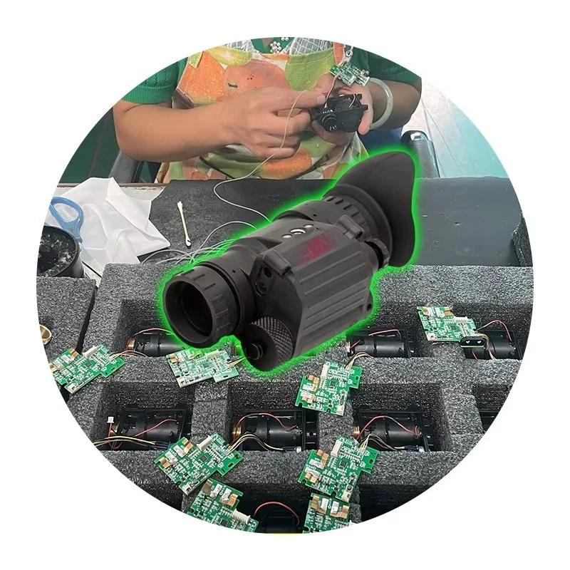 

Telescope High Imaging Single-tube IIT PVS 14 IR Night Vision Green Phosphor P43 Monocular Telescope