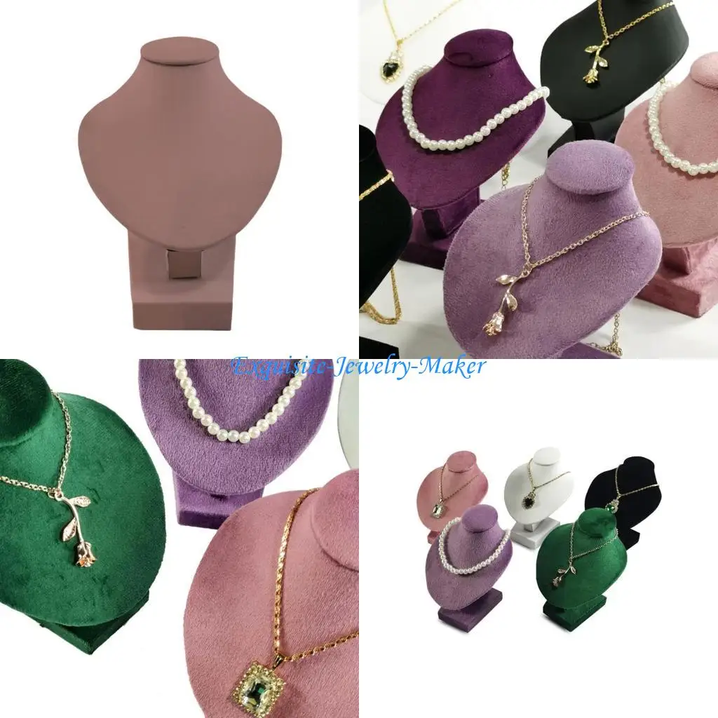 

24TF Elegant Jewelry Display Mannequin Necklace Rack for Exhibitions and Shops