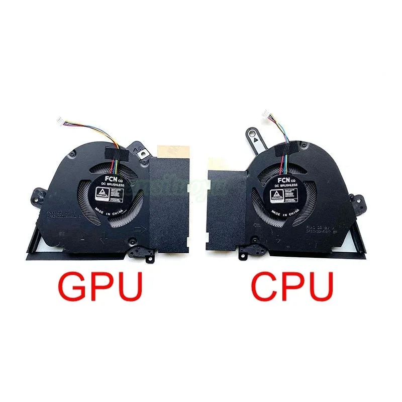 New Original Laptop CPU GPU Cooling Fan For Asus TUF Dash F15 FA516 FX516 FX516P FX516PE FX516PM Air RTX3070 Cooler DC 12V 1A