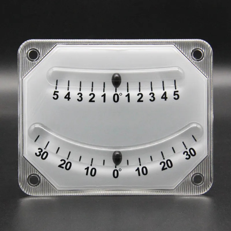 Vehicle-mounted ship inclinometer high-precision measuring angle inclinometer level double-tube steel ball goniometer