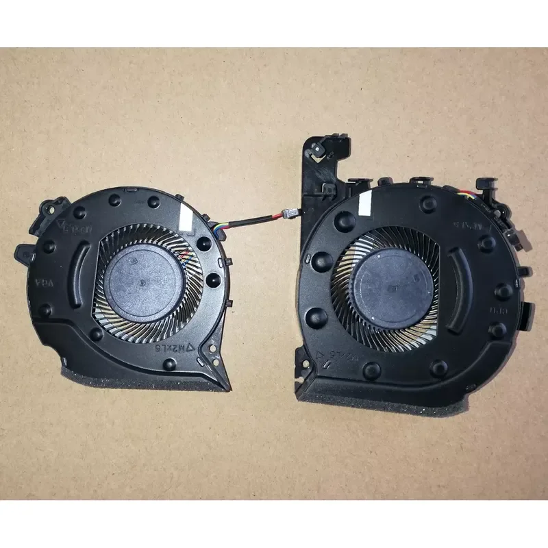 for HP 15-CX0068TX TPN-C133 15-CX Light and Shadow Wizard 4 CPU GPU Cooling Fan Pair