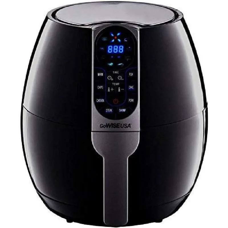 

3.7-Quart Programmable Air Fryer with 8 Cook Presets, GW22638 - Black