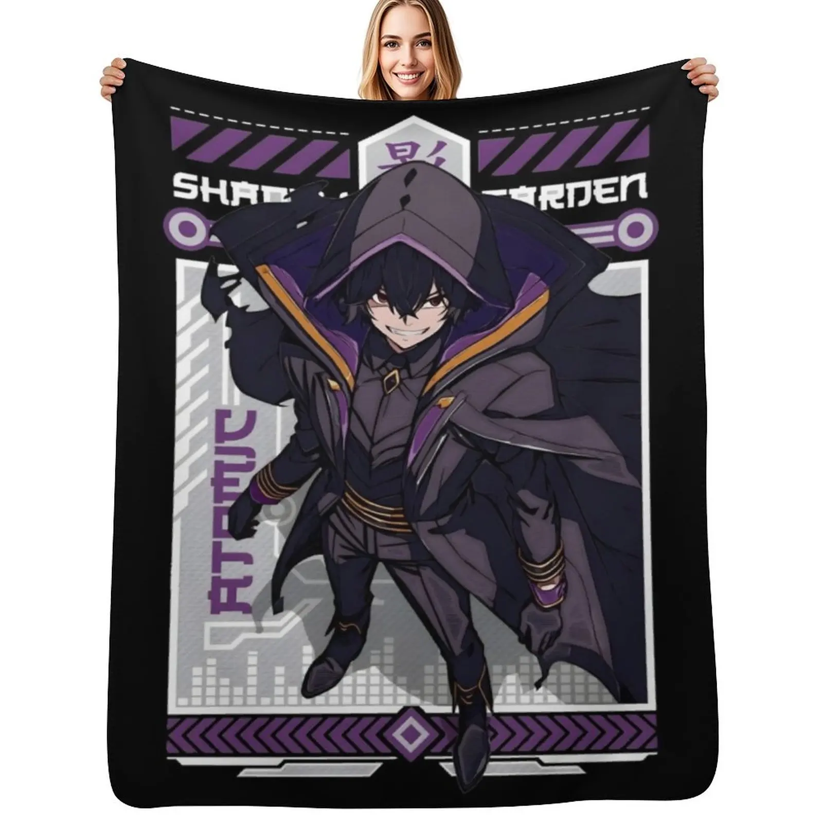 

cid kagenou Throw Blanket Soft Cozy Blanket for Pet Kids Adults