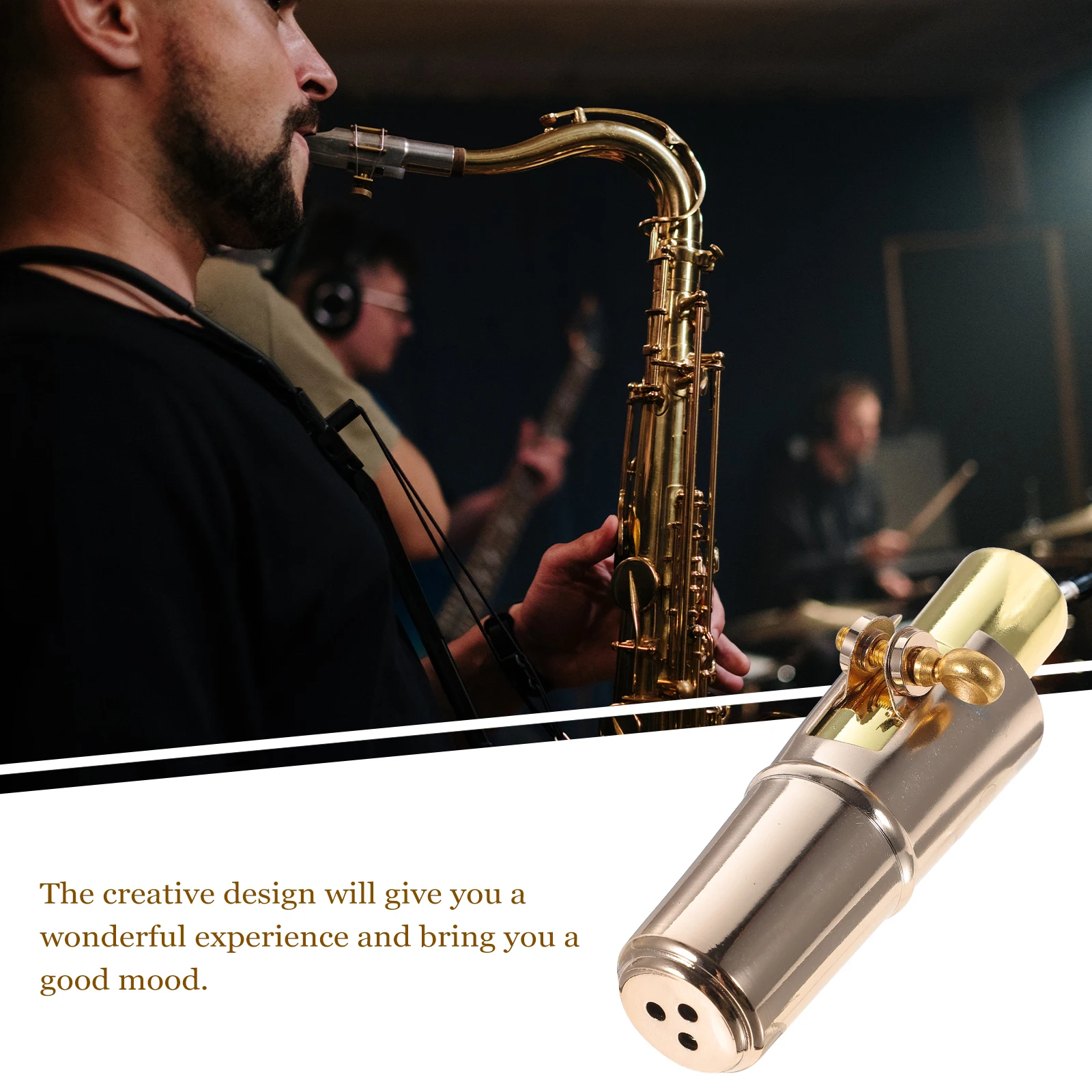 

Saxophone Mouthpiece Clip Durable Ligature Alto Alto Sax Mouthpiece Accessories Music Supplies Sax Reed Holder