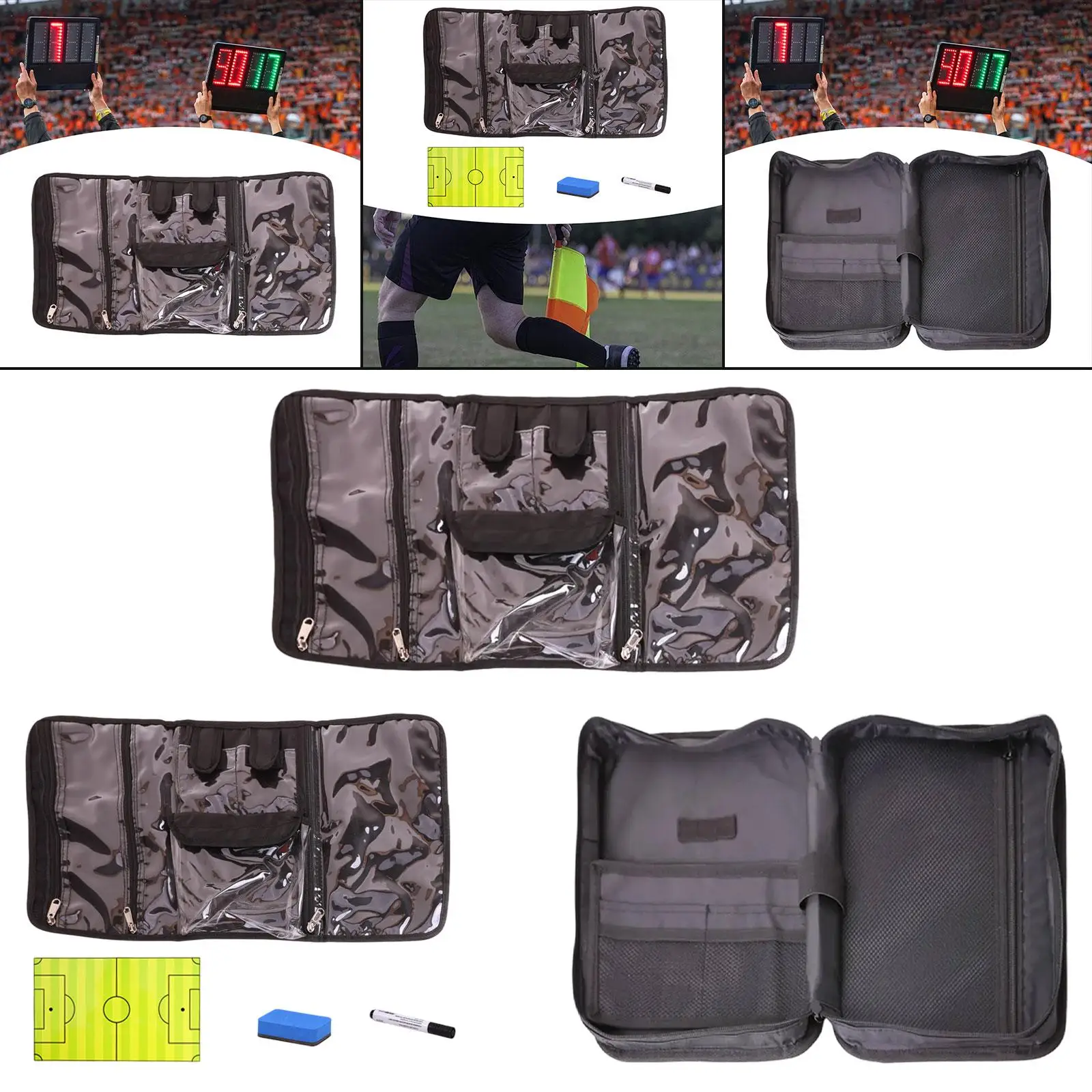 

Soccer Referee Case Lightweight Sport Referee Tool Kit for Baseball Softball